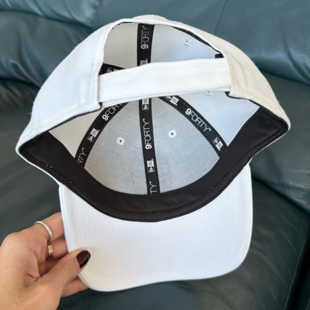 White NFL Shield Logo Hat - Picture 7 of 9